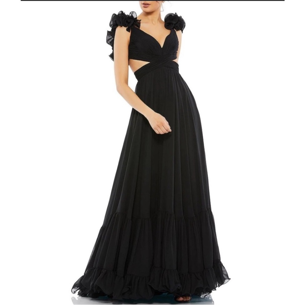 Mac Duggal Elegant Black Evening Gown